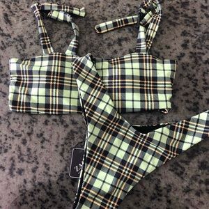ZAFUL plaid bikini set
